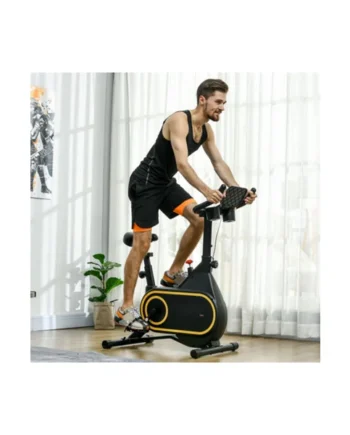 SPORTNOW Exercise Bike, Stationary Bike w/ LCD Display for Home Cardio Workout