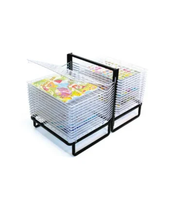 Spring Loaded Drying Rack - 30 Shelf