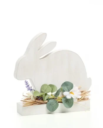 Spring Time Wooden Rabbit Decoration