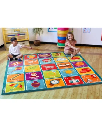 Square Alphabet Carpet 2x2m