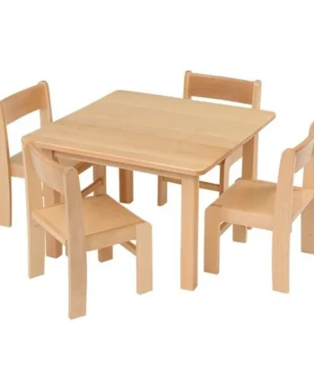Square Solid Beech Table