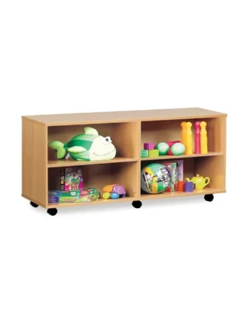 Stackable Shelf Unit with 4 Compartments