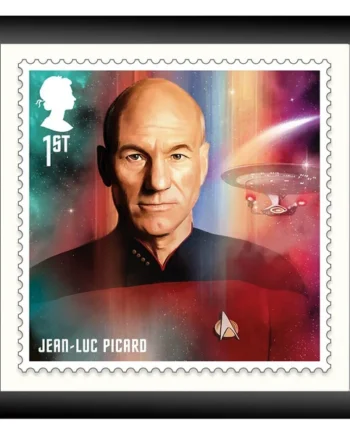 Star Trek Captain Picard Framed Royal Mail® Collectable Stamp Print
