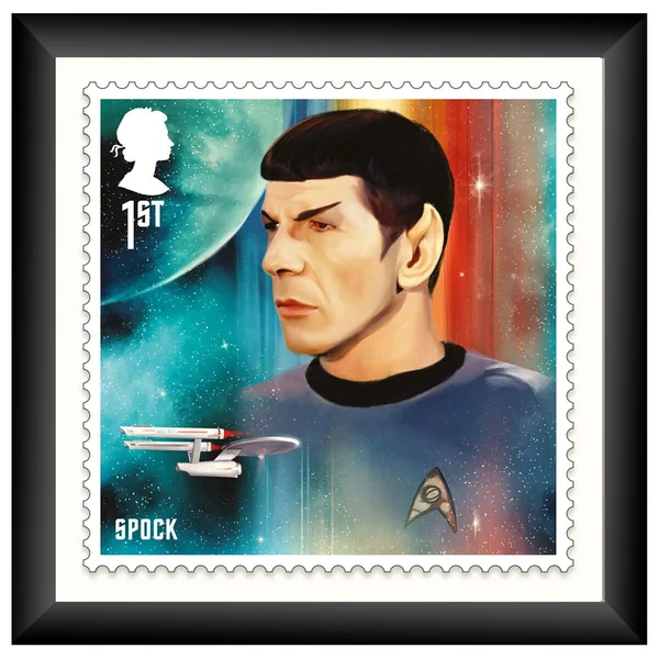 Star Trek Spock Framed Royal Mail® Collectable Stamp Print