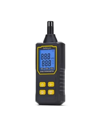 StarTech Handheld Digital Temperature/Humidity Metre (DH60-THERMOMETER) | Hygrometer W/Large LCD, Thermometer For Server Rooms/Offices
