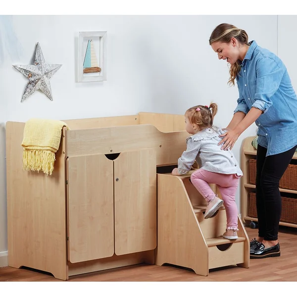 Stepped Baby Changing Unit