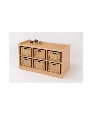 Storage Unit (Horizontal) with 6 Deep Baskets