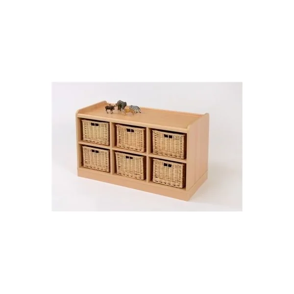 Storage Unit (Horizontal) with 6 Deep Baskets