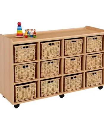 Storage Unit with 12 Deep Baskets