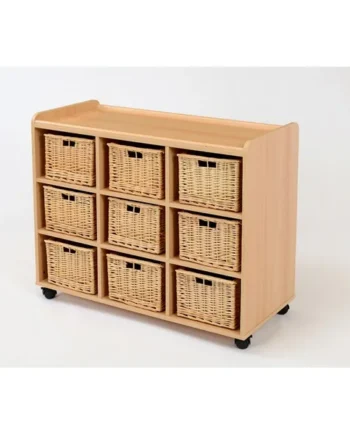 Storage Unit with 9 Deep Baskets