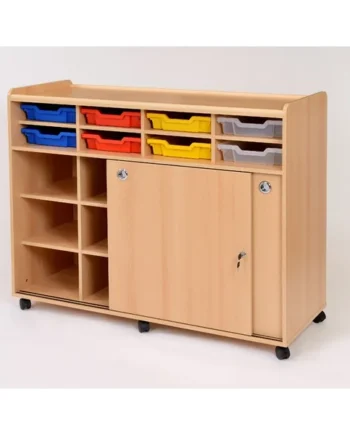 Storage Unit with Trays – 8 Shallow