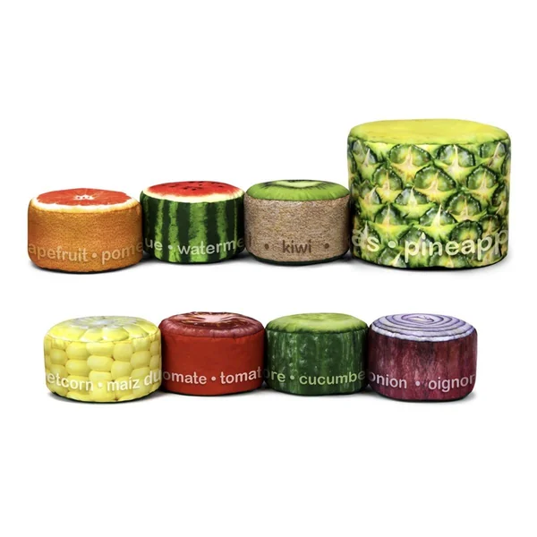Story Time Fruit & Veg Stools - Set of 8