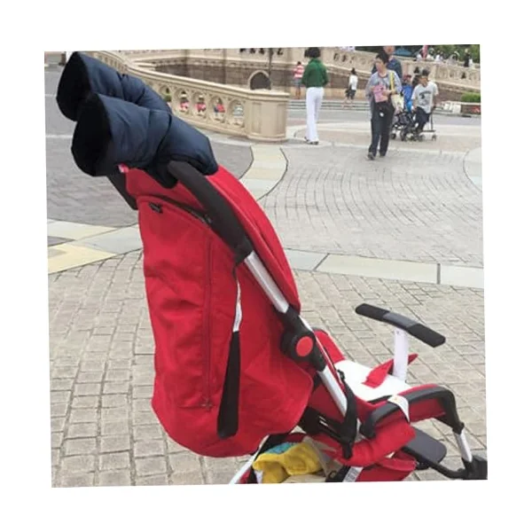 Stroller Gloves Hand Muff, Stroller Gloves, Thick Warm Hand Muff, Waterproof Windproof Mittens, Universal Mittens for Handlebars Pushchair Pram