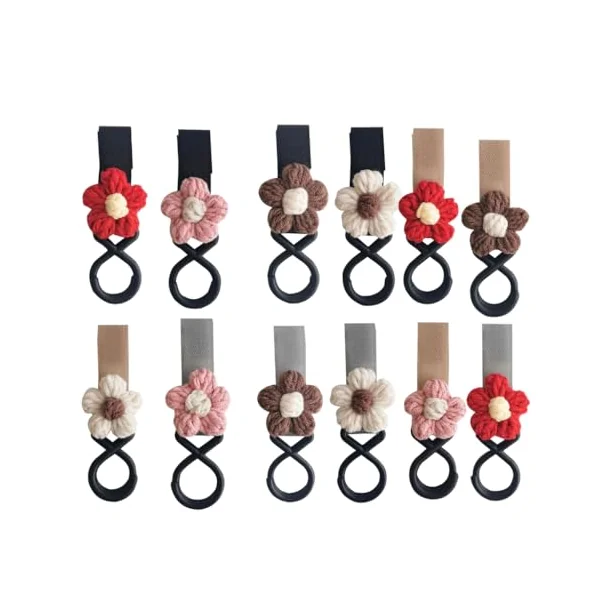 Stroller HookFlower Charm Cart Hook for Hanging Bag Drooling Bibs Pram HangerEssential Baby Product
