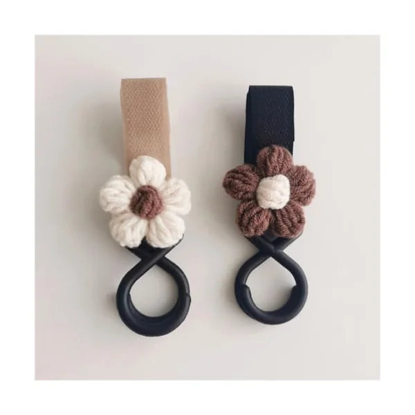 Stroller HookFlower Charm Cart Hook for Hanging Bag Drooling Bibs Pram HangerEssential Baby Product