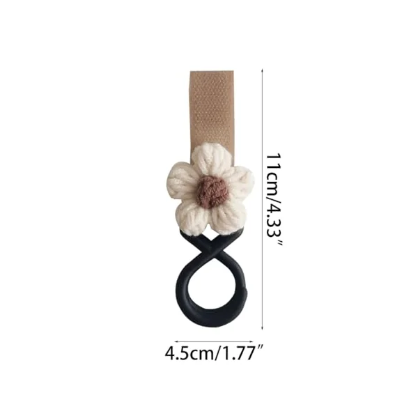 Stroller HookFlower Charm Cart Hook for Hanging Bag Drooling Bibs Pram HangerEssential Baby Product