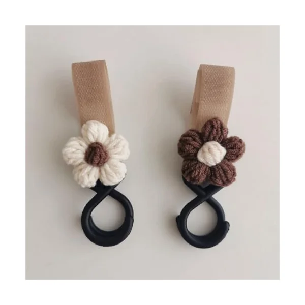 Stroller HookFlower Charm Cart Hook for Hanging Bag Drooling Bibs Pram HangerEssential Baby Product