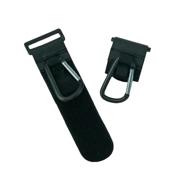 Stroller Hooks Black 2pcs Iron and Leather Baby Car Hook | Easy Installation, for Hanging Bags and Hats, Compact 2pcs Set for Stroller and Baby Car Use