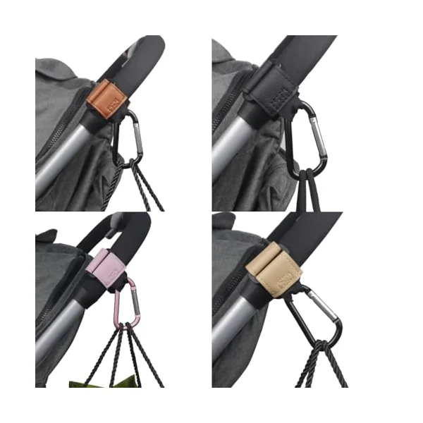 Stroller Hooks PushchairHook Upgrade Pram Carabiner Hook for Hanging Bag PurseStroller Accessories