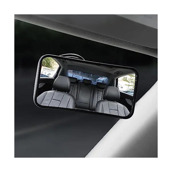 Suction Cup Baby Mirror For Car,360° Adjustable Car Seat Mirror Rear Facing Infant, See All Passengers in the Backseat, Rear View Mirror Accessories
