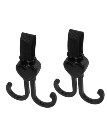 SUPVOX 2pcs Stroller Hooks for Bag Purse Clips Carriage Hook Fit Bike Shopping Cart Wheelchairs Outdoor Use Pet Stroller Clip