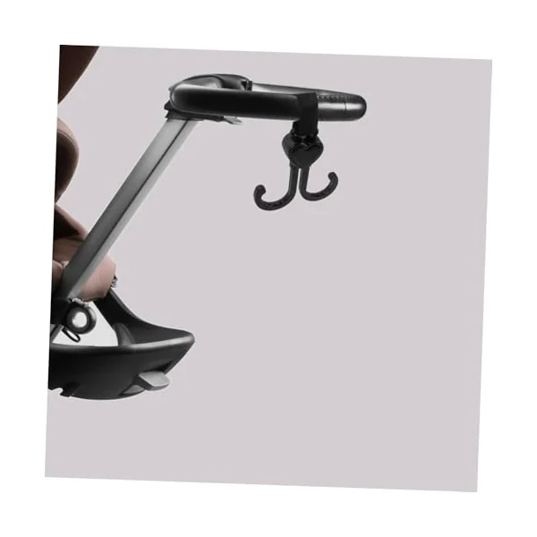 SUPVOX 2pcs Stroller Hooks for Bag Purse Clips Carriage Hook Fit Bike Shopping Cart Wheelchairs Outdoor Use Pet Stroller Clip