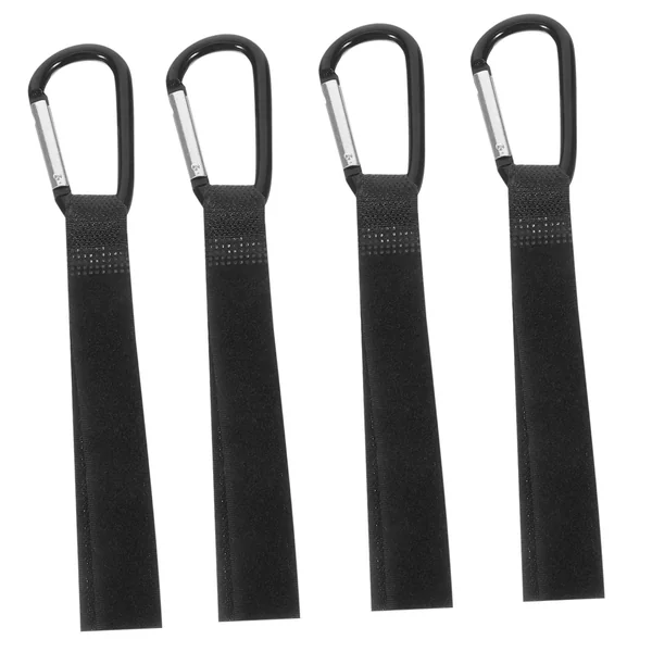 SUPVOX 4pcs Baby Stroller Hook Hangers for Prams, Nylon Climbing Button Carabiner Hooks with Multi-Purpose Design, Suitable for Shopping Bags and Travel Pushchair Clips