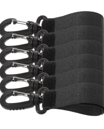 SUPVOX 6pcs Stroller Hooks Plastic Clips with Rotation for Hanging Diaper Bags Shopping Bags and Accessories for Newborns and Parents
