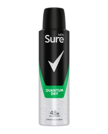 Sure Men Anti-perspirant Deodorant Aerosol Quantum Dry 150ml