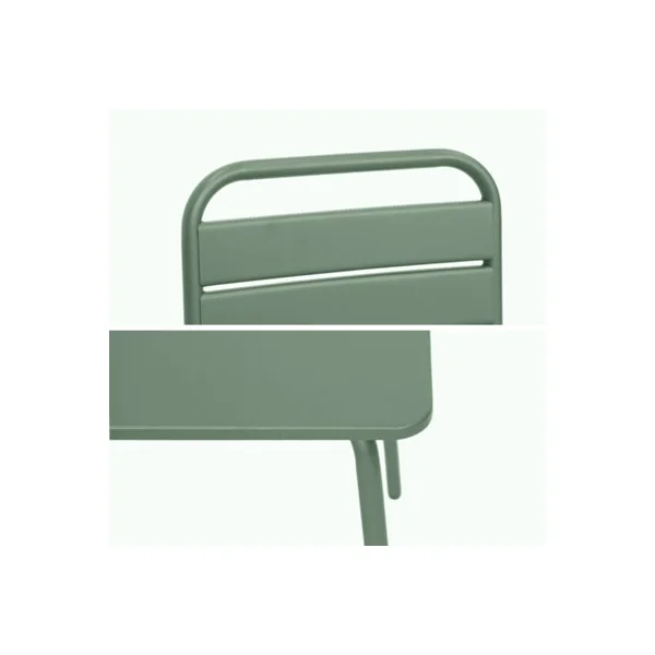 sweeek - 2-seater children's table and chair set Sage Green 48x48x47 cm - Anna set