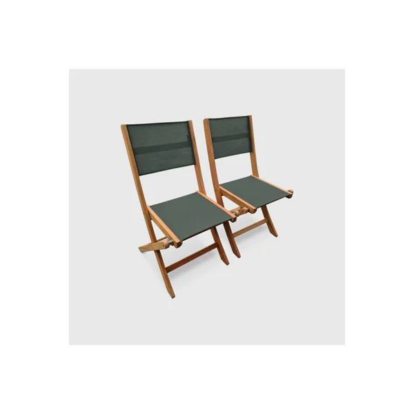 sweeek - 8-seater extendable wooden garden table set with 8 chairs Natural 240x100x75 cm - Almeria 8