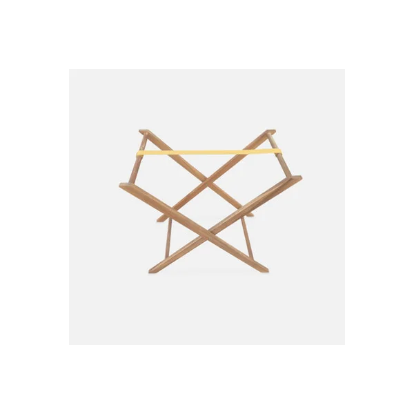 sweeek - Wooden garden trolley Murcia Natural 68x44x68 cm