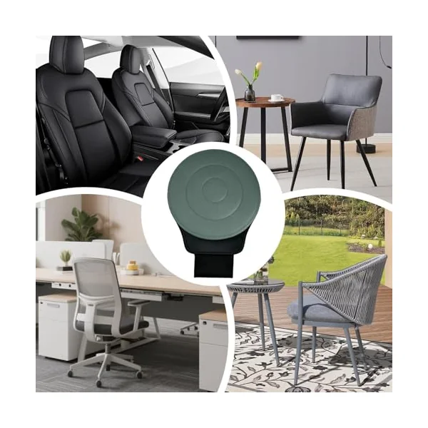 Swivel Car Seat for Elderly 360 Degree Rotating Comfort Lightweight | Rotating Car Seat for Offices Airplane Wheelchair Truck Home Dining RV Camping Elderly Disabled Driving