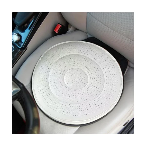 Swivel Car Seat for Elderly 360 Degree Rotating Portable Ergonomic | Round Seat Cushion for Offices Travel Wheelchair Truck Home Dining RV Camping Elderly Driving Vehicle Daily
