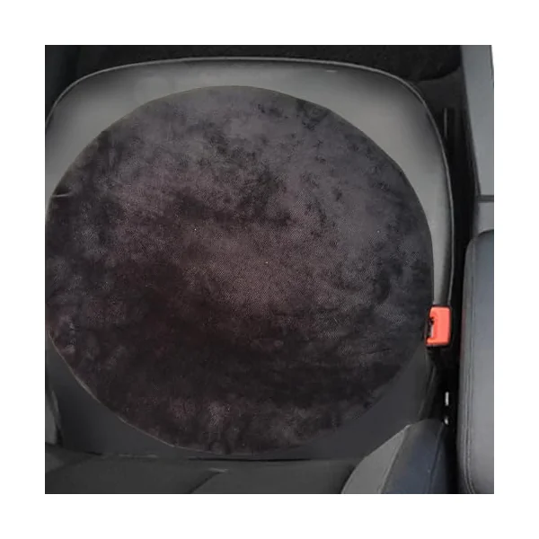 Swivel Chair Pad for Elderly Rotating Bottom Design Support Seat Cushion | Swivel Soft Comfortable Thickened Design for Elderly Pregnant Women Disabled People 360 Degree Swivel Rotating Car Seat C