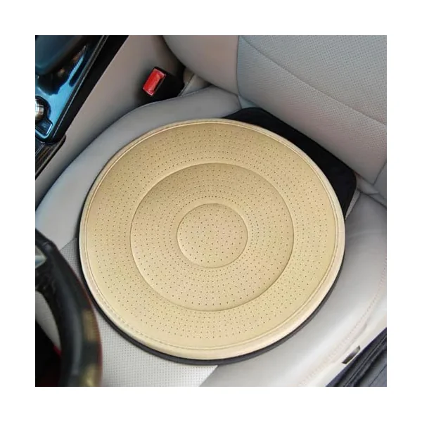 Swivel Seat Cushion 360 Degree Rotating Portable Ergonomic Breathable Pad | Rotating Car Seat for Offices Airplane Truck Home Dining RV Elderly Disabled Driving Vehicle Daily