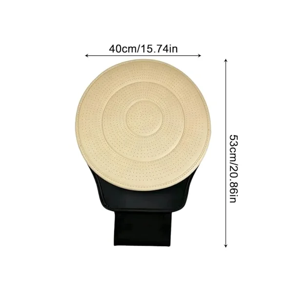 Swivel Seat for Car 360 Degree Rotating Comfort Lightweight Breathable Pad | Round Seat Cushion for Offices Airplane Wheelchair Truck Home Dining RV Camping Elderly Disabled Driving