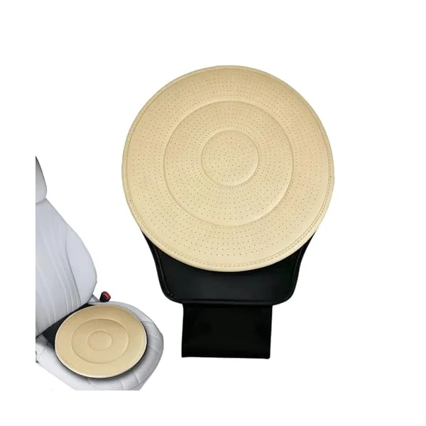 Swivel Seat for Car 360 Degree Rotating Comfort Lightweight Breathable Pad | Round Seat Cushion for Offices Airplane Wheelchair Truck Home Dining RV Camping Elderly Disabled Driving