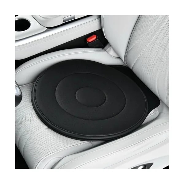 Swivel Seat for Car Moisture-Wicking Chair Mat Pad | 360 Degree Rotating Car Seat Pad for Elderly Seniors Pregnancy Chair Automotive Truck SUV Travel Commute