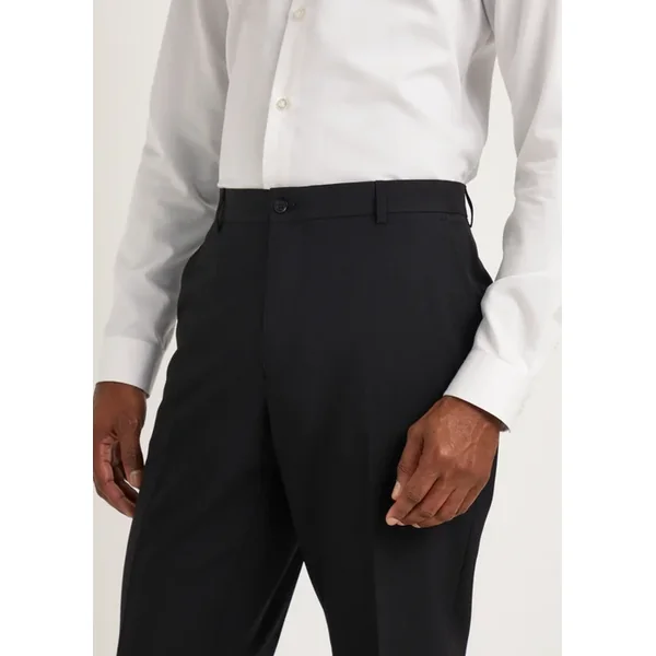 Taylor & Wright Black Regular Fit Formal Trousers
