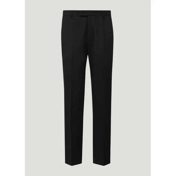Taylor & Wright Black Regular Fit Formal Trousers
