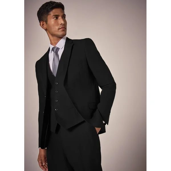 Taylor & Wright Panama Black Tailored Fit Suit Jacket