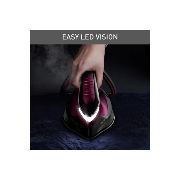 Tefal Express Vision Steam Generator Iron SV8154G0 - 6.9 Bar, 480g Steam Boost, 1.8L Tank, LED Tip, Anti-Scale, Eco Mode
