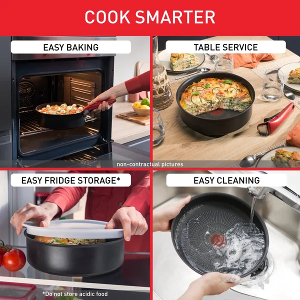 Tefal Ingenio 5 Aluminium Piece Pan Set