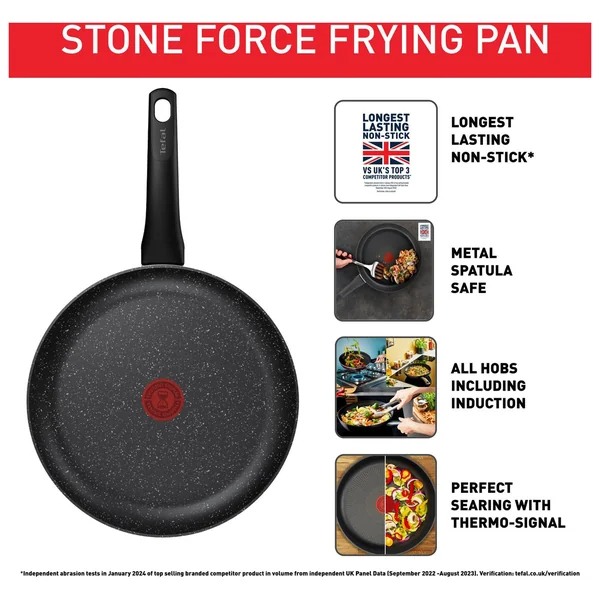 Tefal Stone Force 28cm Aluminium Frying Pan