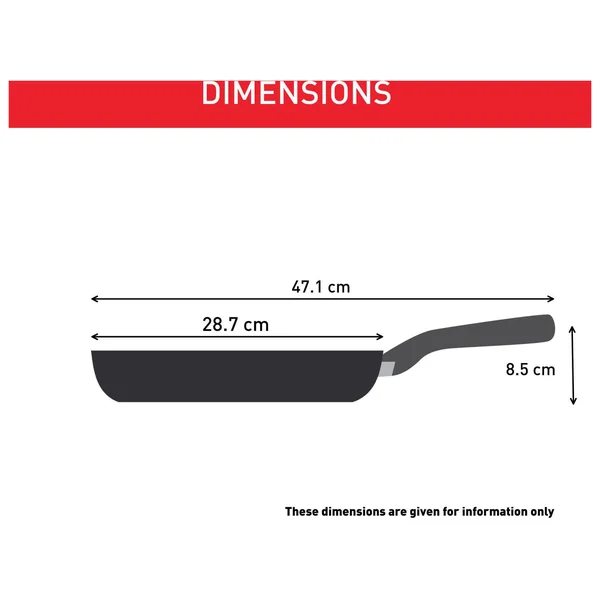 Tefal Stone Force 28cm Aluminium Frying Pan