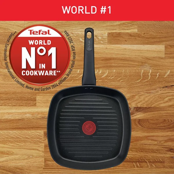 Tefal Titanium Excellence 26cm Non stick Grill Pan