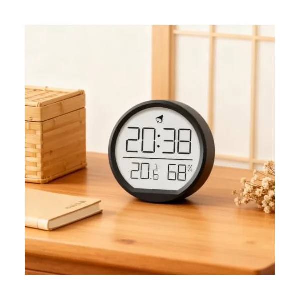 Temperature and Humidity Monitor Digital Magnetic Temperature Sensor Meter | Indoor Humidity Gauge for Home Bedroom Living Room Greenhouse Garage Bathroom Shower Office