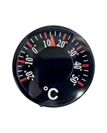 Temperature Gauge Outdoor 20mm Portable Round Accuracy Gauge | Patio Thermograph Outdoor for Indoor Car RV Fridge Garden Patio Window Door Marine Motorcycle Hiking