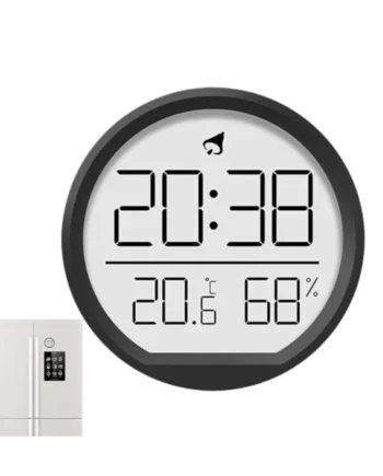 Temperature Humidity Monitor Digital Magnetic Temperature Sensor Meter with | Indoor Humidity Gauge for Home Bedroom Living Room Greenhouse Garage Bathroom Shower Office
